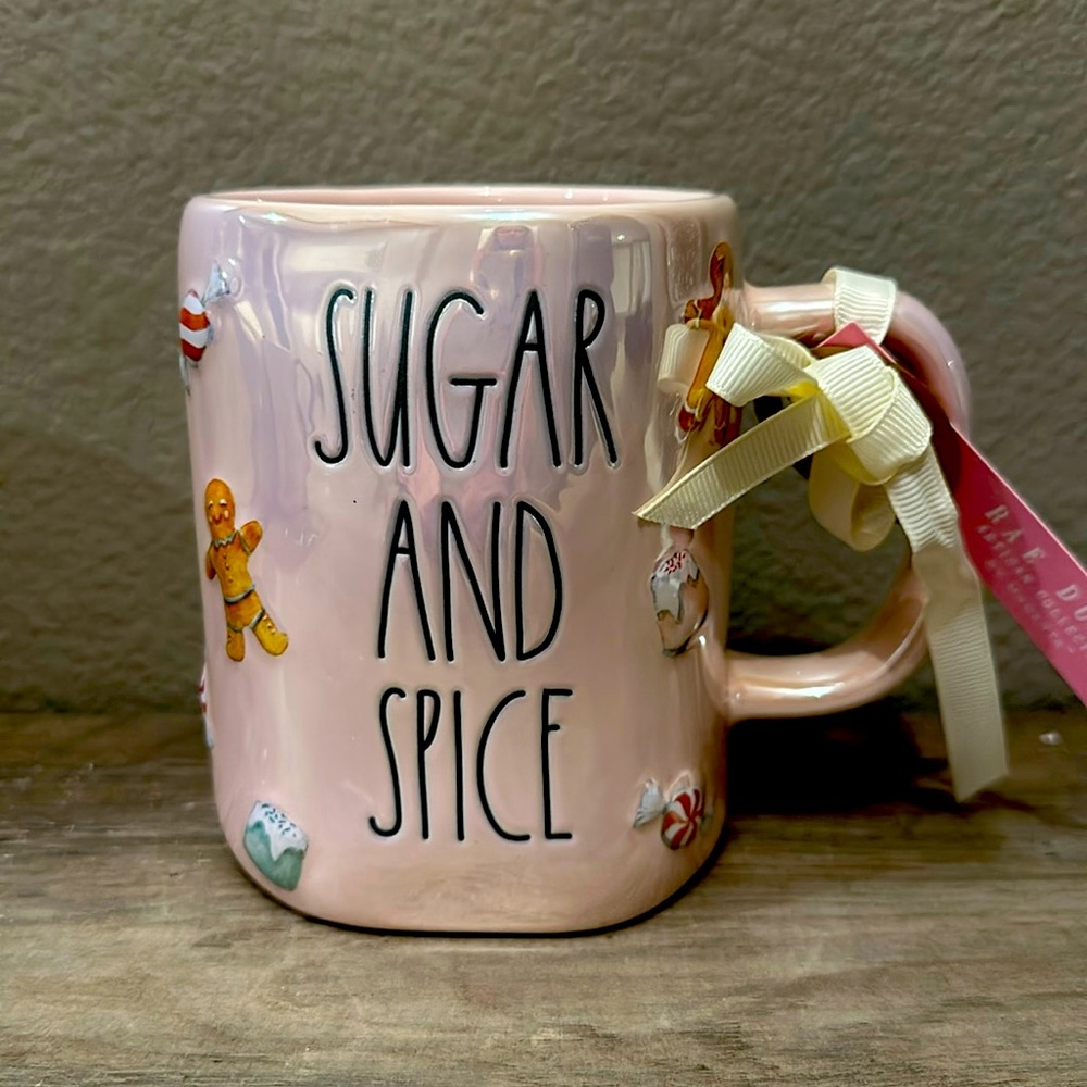 Rae Dunn Iridescent Pink Sugar & Spice Mug